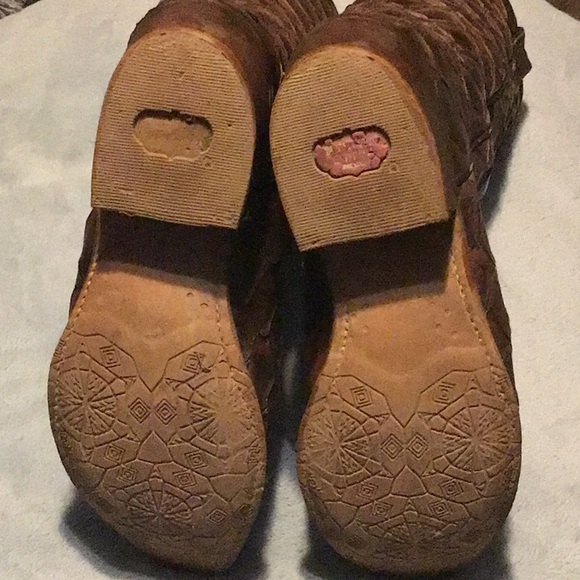 Nocona Cowboy brown boots size 8.5 - Picture 5 of 10